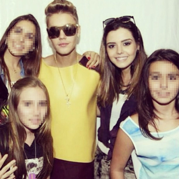Giovanna Lancellotti tieta Justin Bieber no camarim