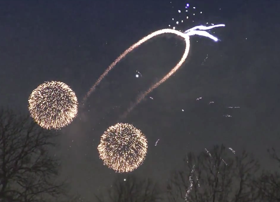 Vídeo de fogos de artifício escoceses em formato duvidoso vira hit na web