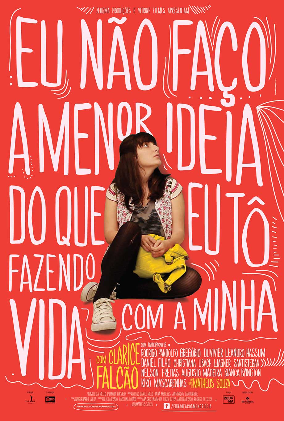 Novo pôster de filme estrelado por Clarice Falcão é divulgado; veja trailer