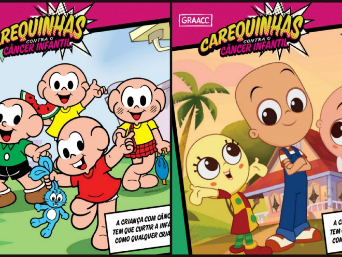 Carequinhas do GRAACC vira Bald Cartoons e rápa 40 personagens