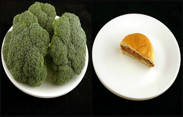 Série mostra o que representam 200 calorias em alimentos diferentes