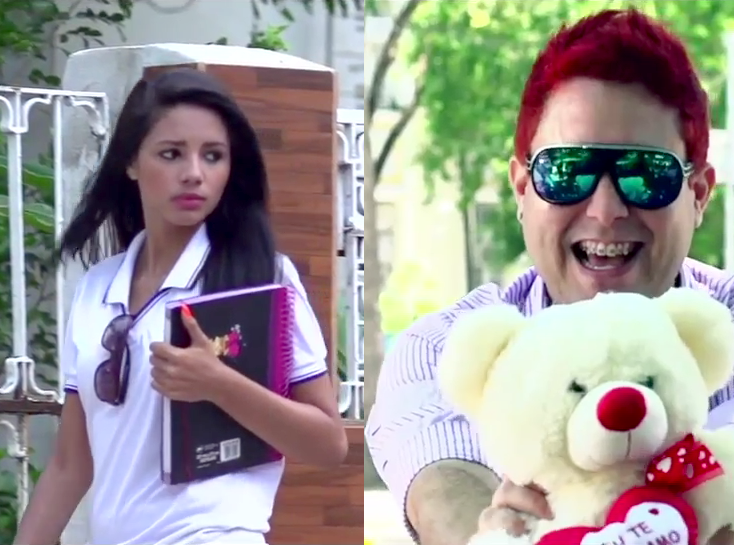 Em clipe bizarro de Reny e a Galera, cantor se apaixona por "novinha de 16"