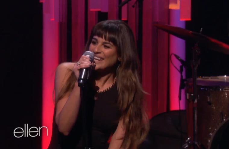 Lea Michele apresenta Cannonball e fala sobre Cory Monteith