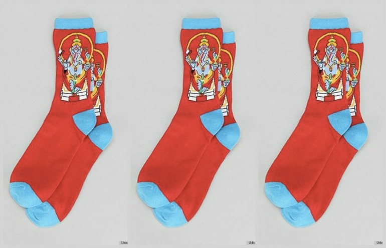 Marca vende meias com estampa de semideus Ganesha e incomoda hindus