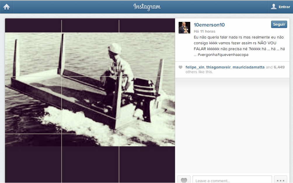 Sheik provoca novamente o Fluminense ao postar foto de mesa virada no Instagram