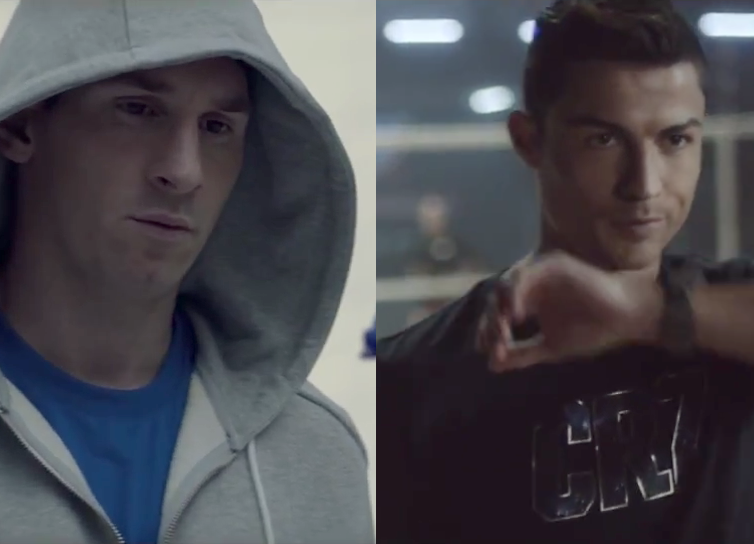 Cristiano Ronaldo e Messi estão no mesmo time em campanha da Samsung