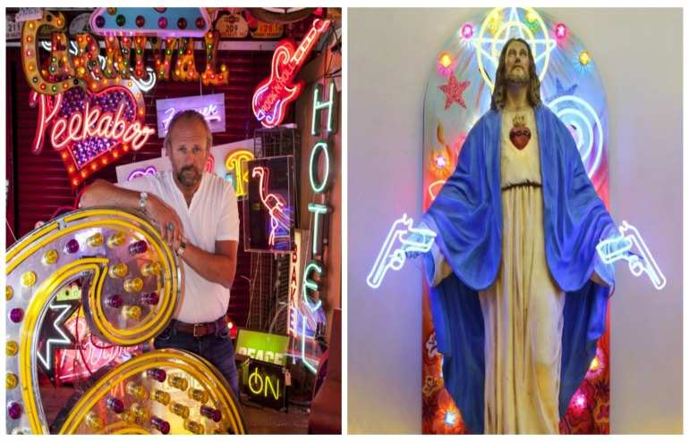 Artista faz incríveis obras em neon; veja imagens