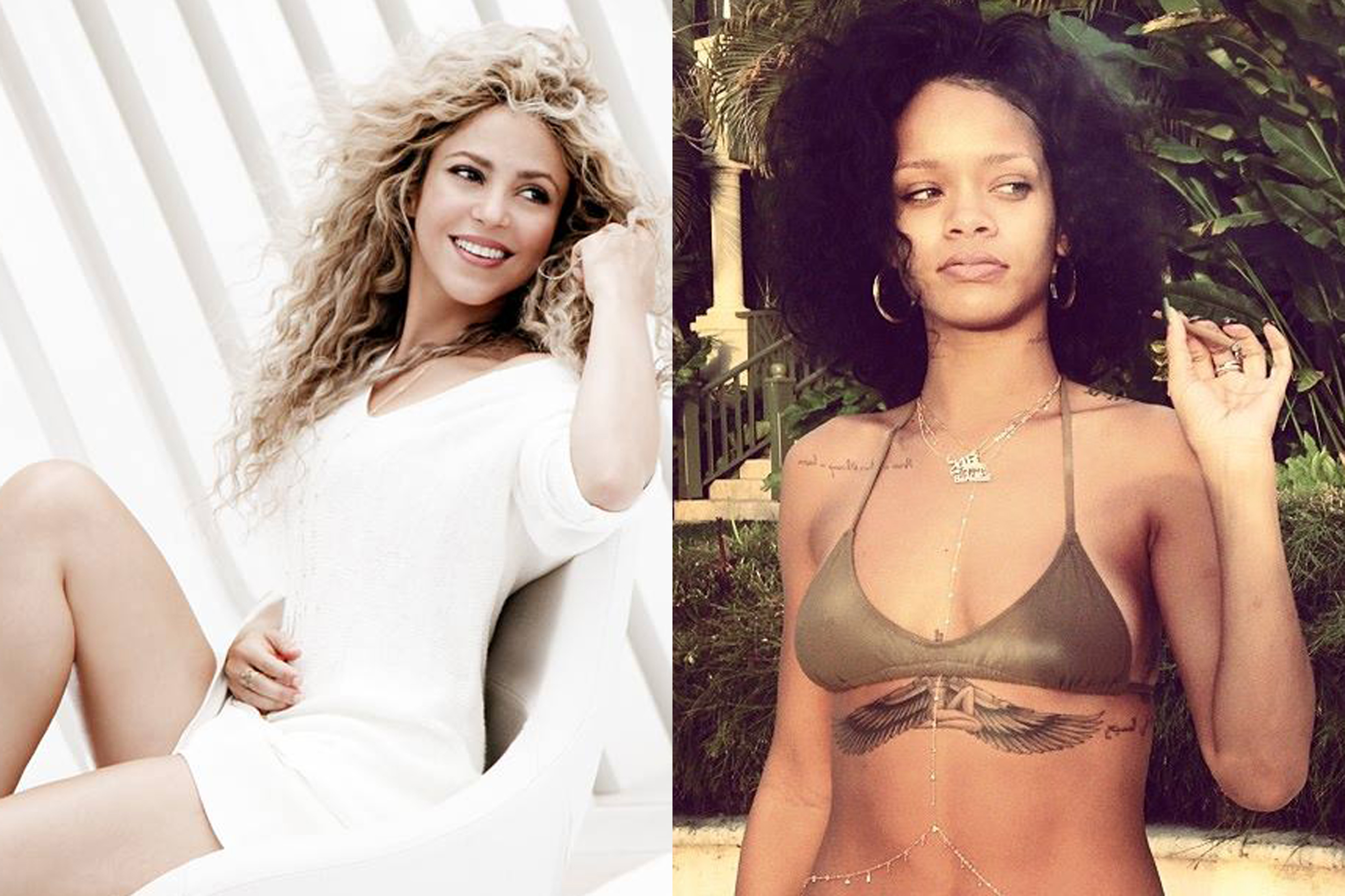 Shakira e Rihanna marcam data para lançamento de parceria, 'Can't Remember to Forget You'