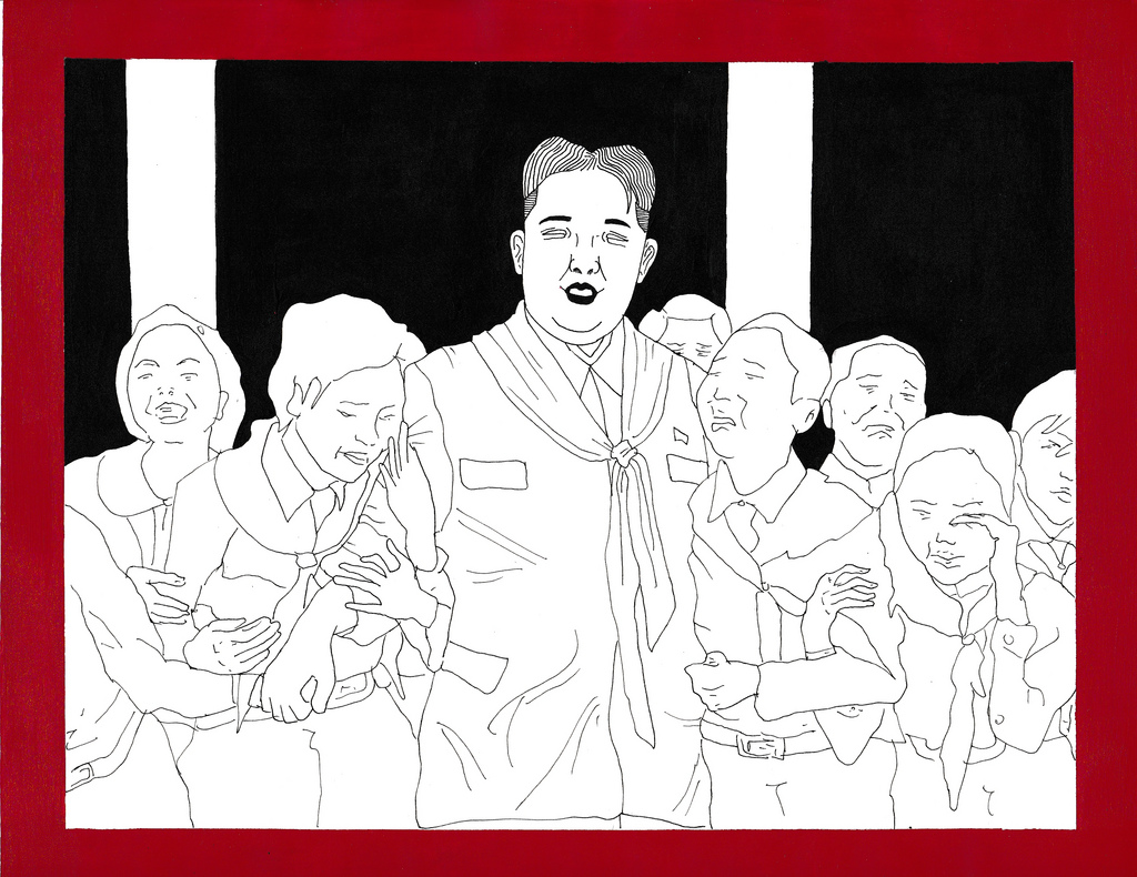 Artista colombiano faz ilustrações baseadas em fotos de ditador Kim Jong-il