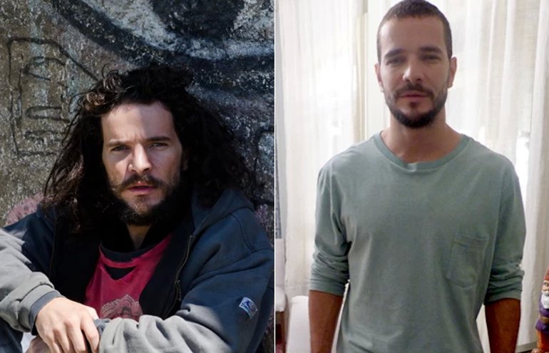 Daniel Oliveira aparece com novo visual no seriado Doce Mãe