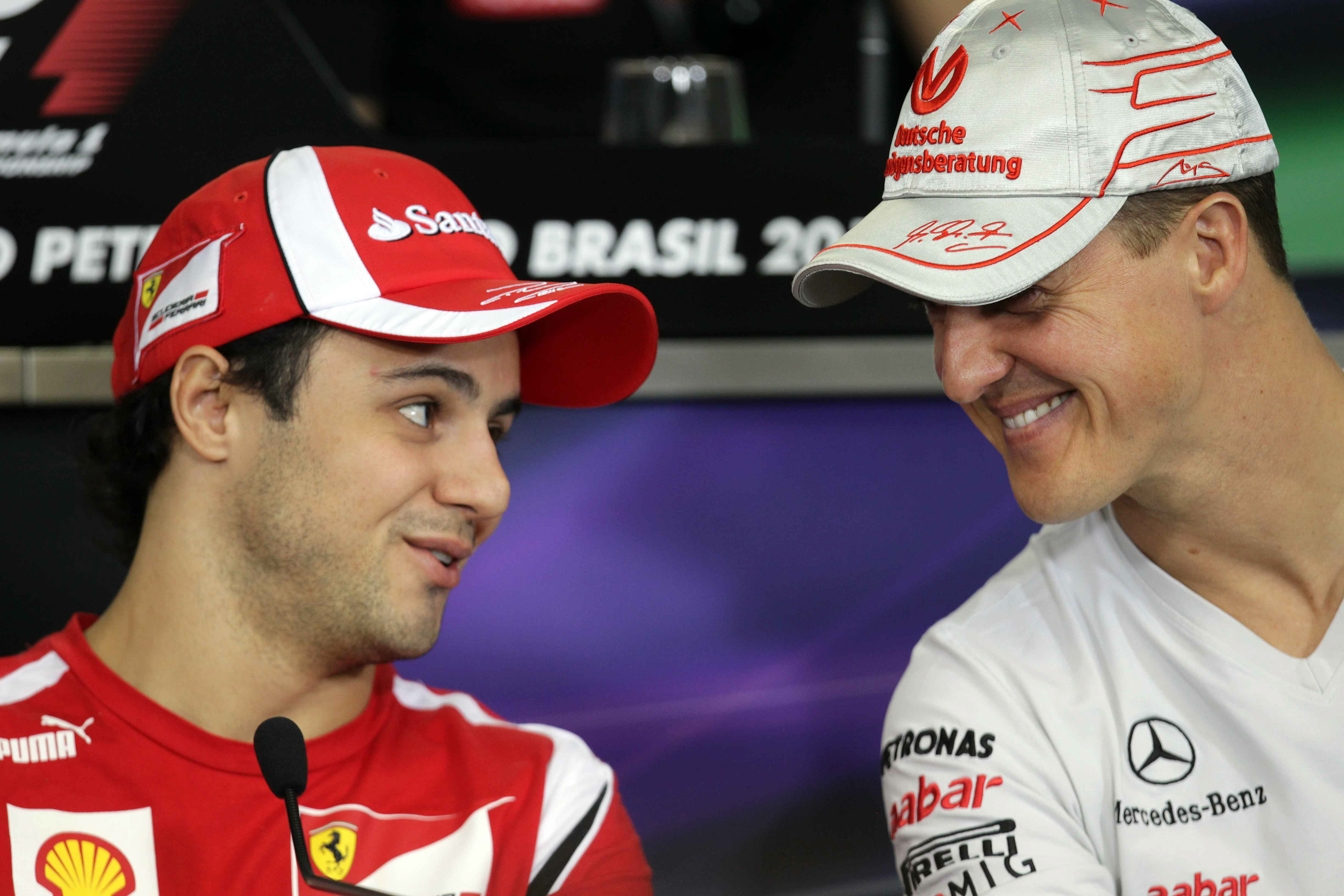 Site da Ferrari publica mensagem de Felipe Massa para Michael Schumacher