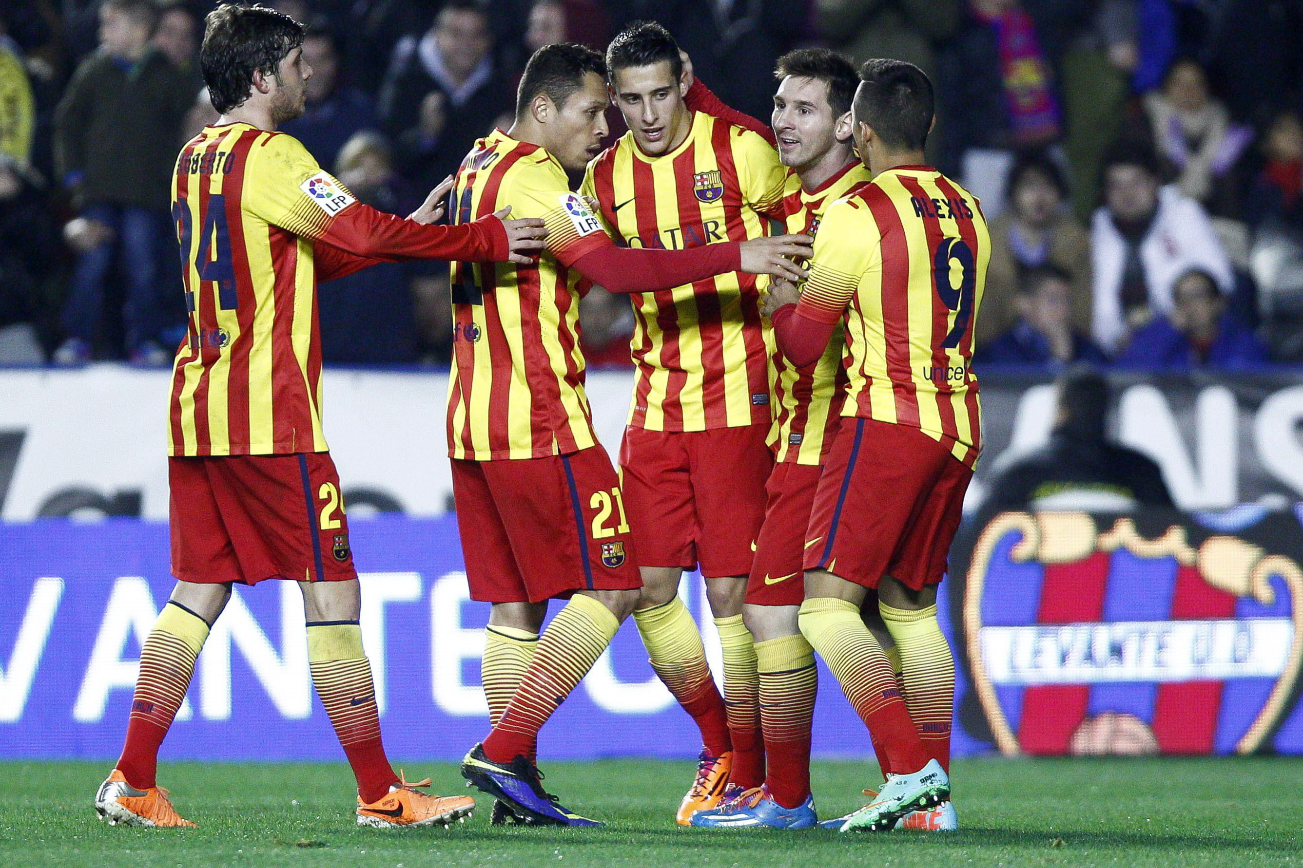 Barcelona vence Levante de virada e fica perto das semifinais da Copa do Rei