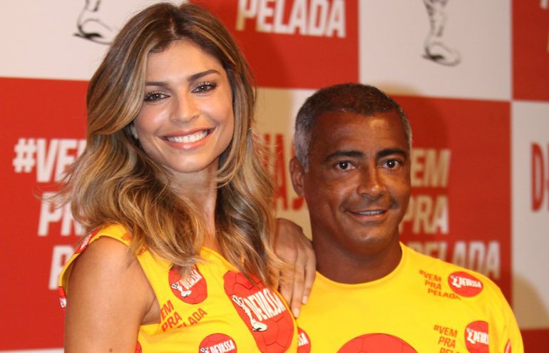 Romário e Grazi Massafera são os novos rostos de cervejaria