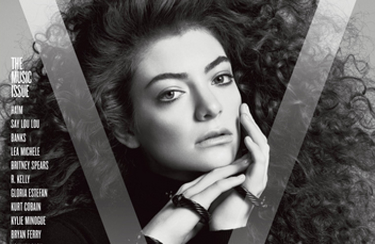 Na capa da revista V, Lorde rejeita comparação com Nirvana