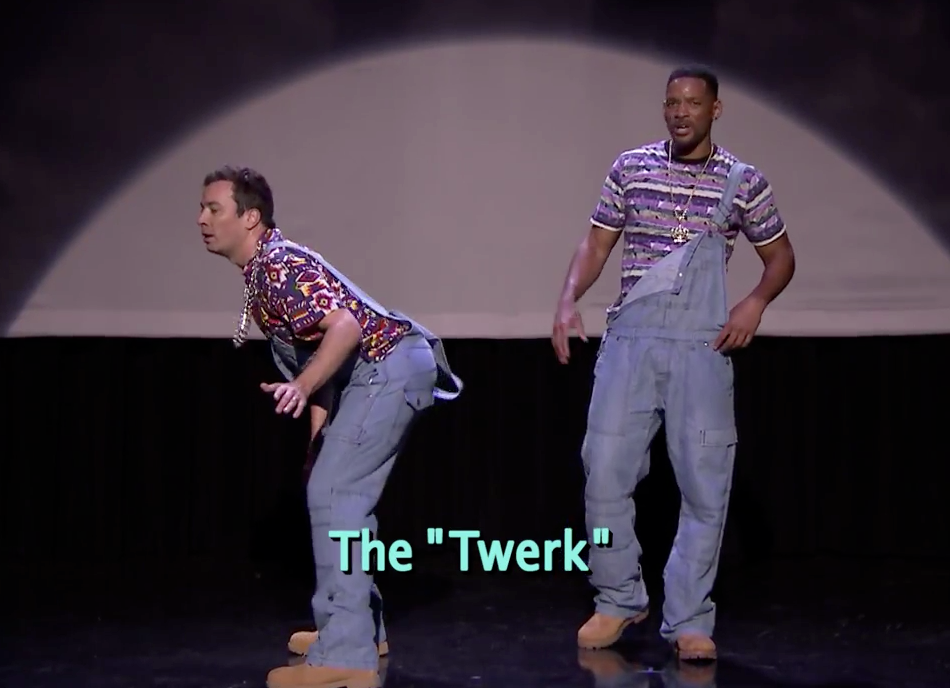 Jimmy Fallon e Will Smith fazem uma retrospectiva das danças de hip-hop