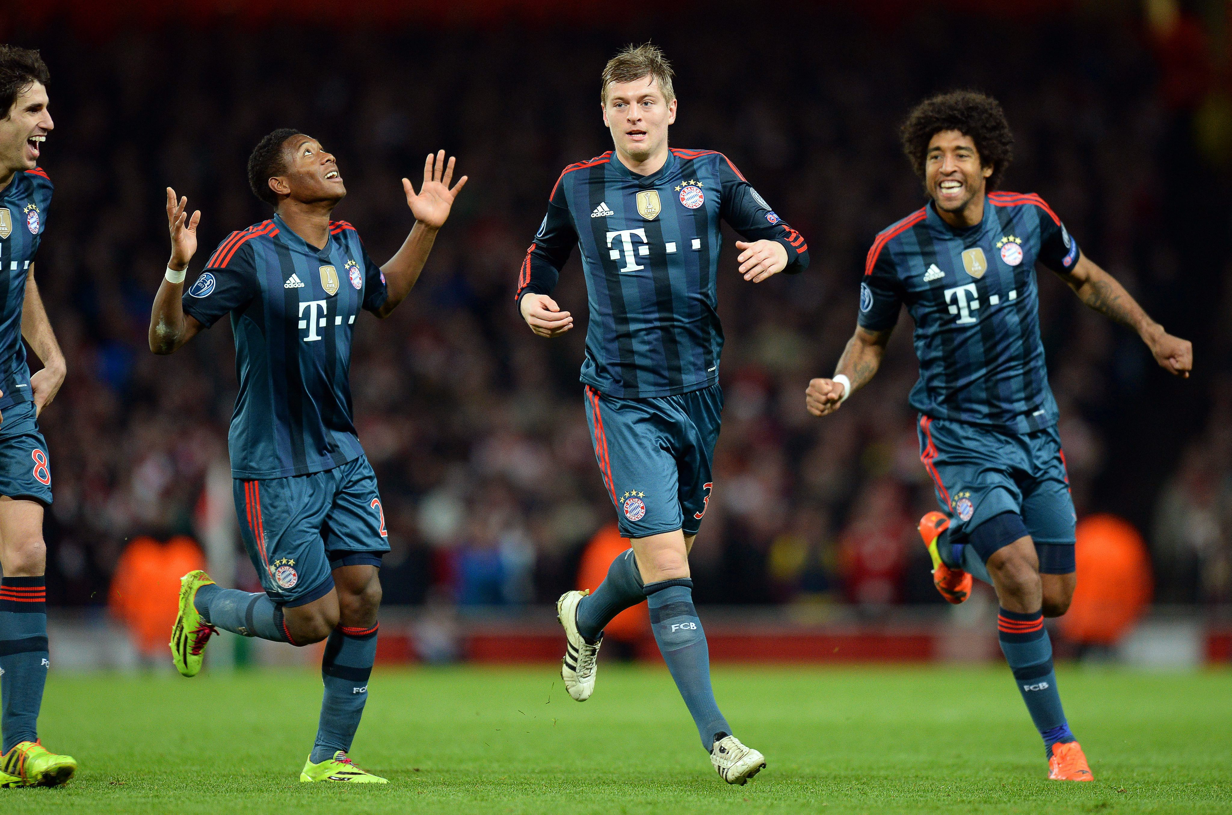 Bayern faz Emirates Stadium de 'casa' outra vez e bate Arsenal por 2 a 0