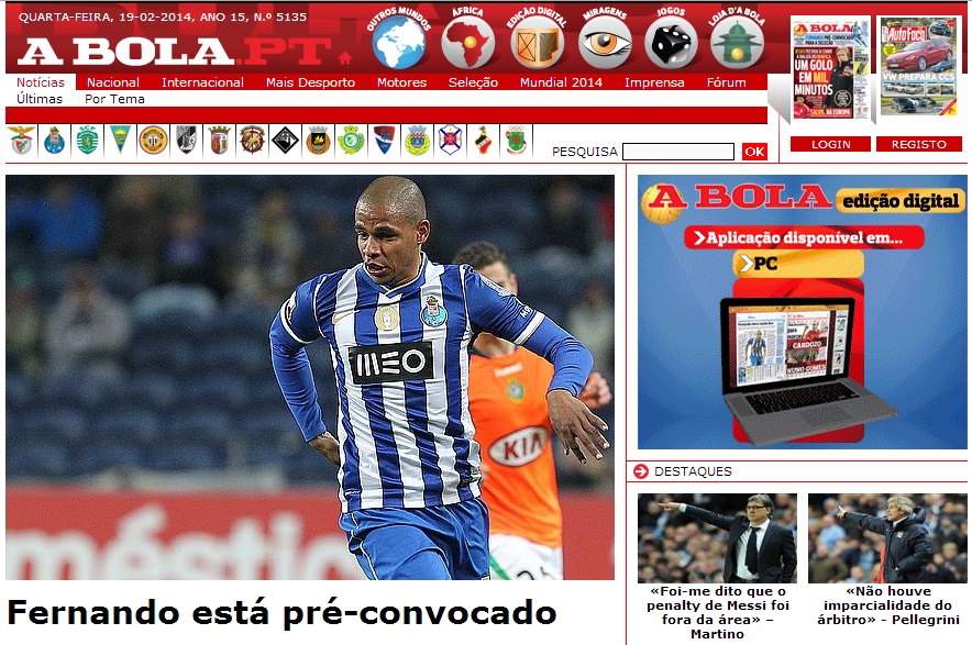 Brasileiro Fernando, do Porto, está pré-convocado pela seleção de Portugal