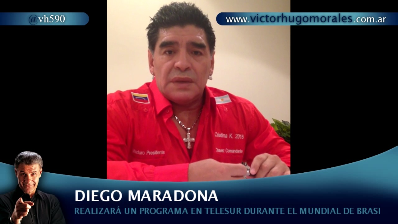 Maradona comentará Copa do Mundo para emissora venezuelana