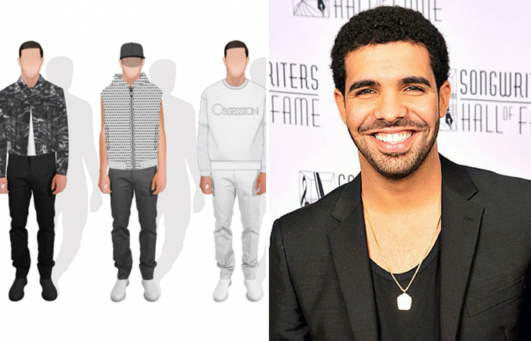 Calvin Klein Collection assina figurino do rapper Drake