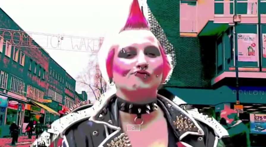 Programa de TV na Inglaterra transforma punk em moça adorável
