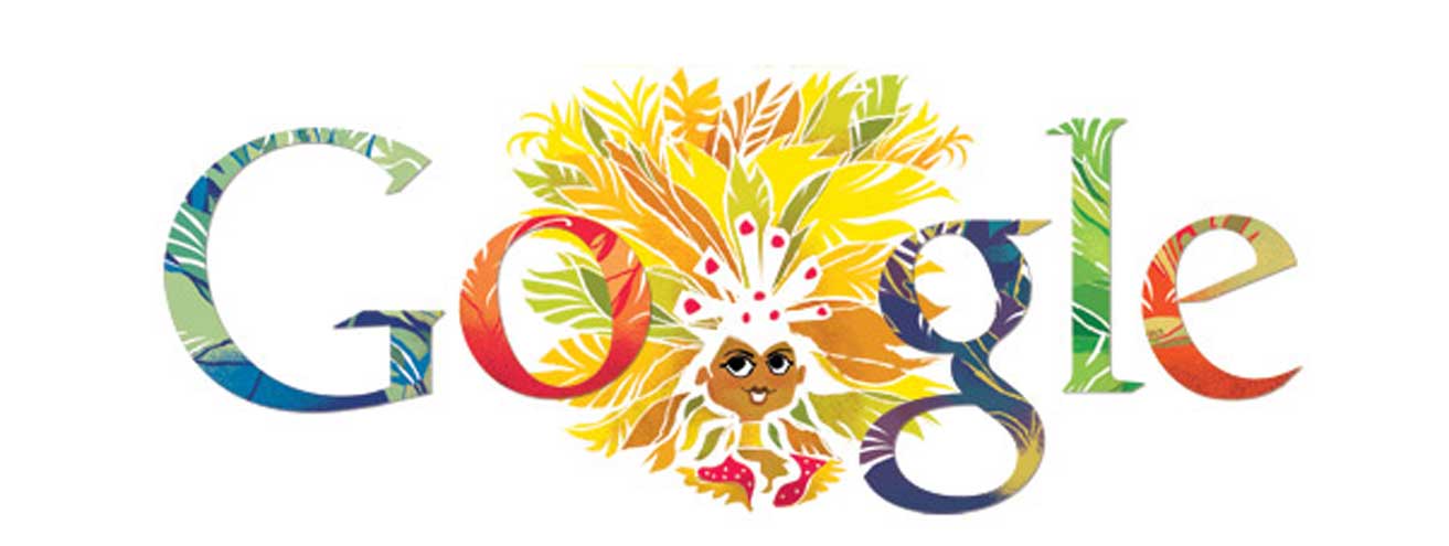 Google também comemora o Carnaval
