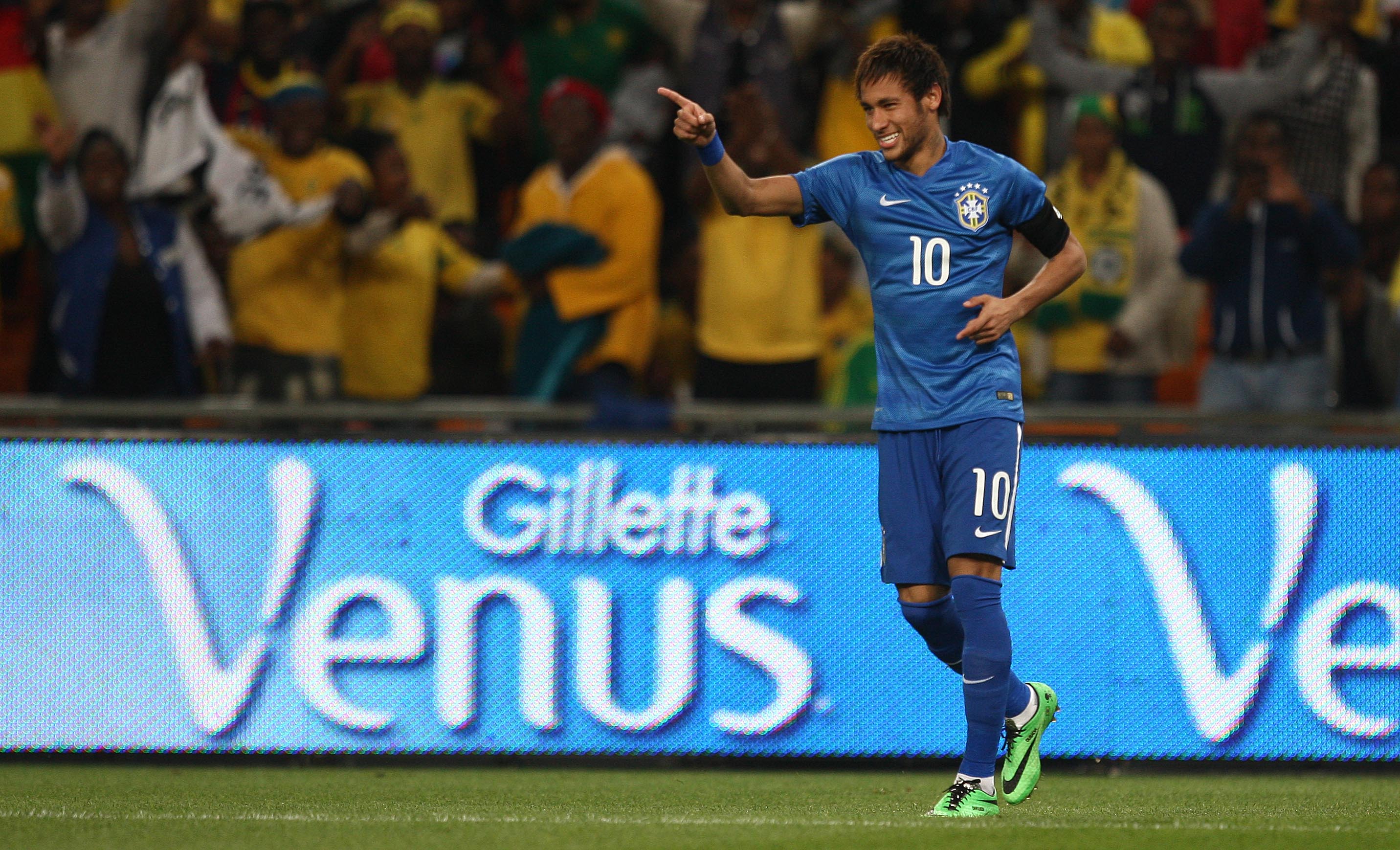 Gols contra a África do Sul colocam Neymar como o 11º maior artilheiro da seleção