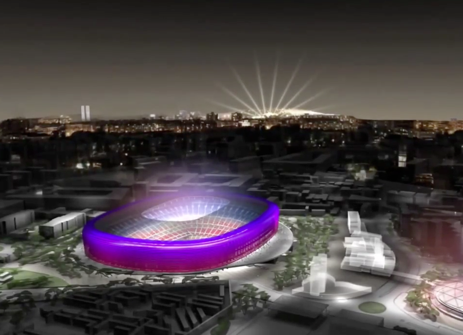 Barcelona divulga vídeo que mostra como ficará o Camp Nou após obras