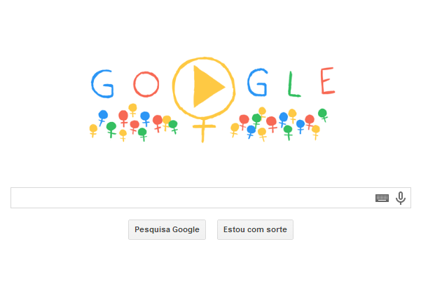 Google faz doodle fofo para homenagear as mulheres
