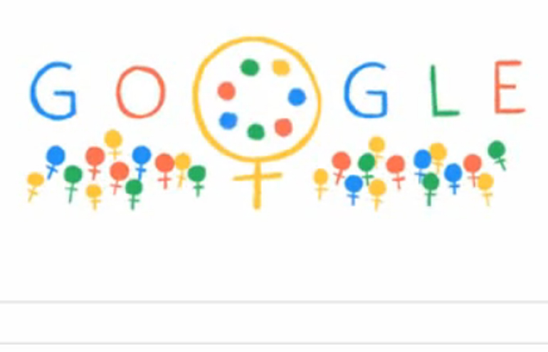 Google faz doodle fofo para homenagear as mulheres