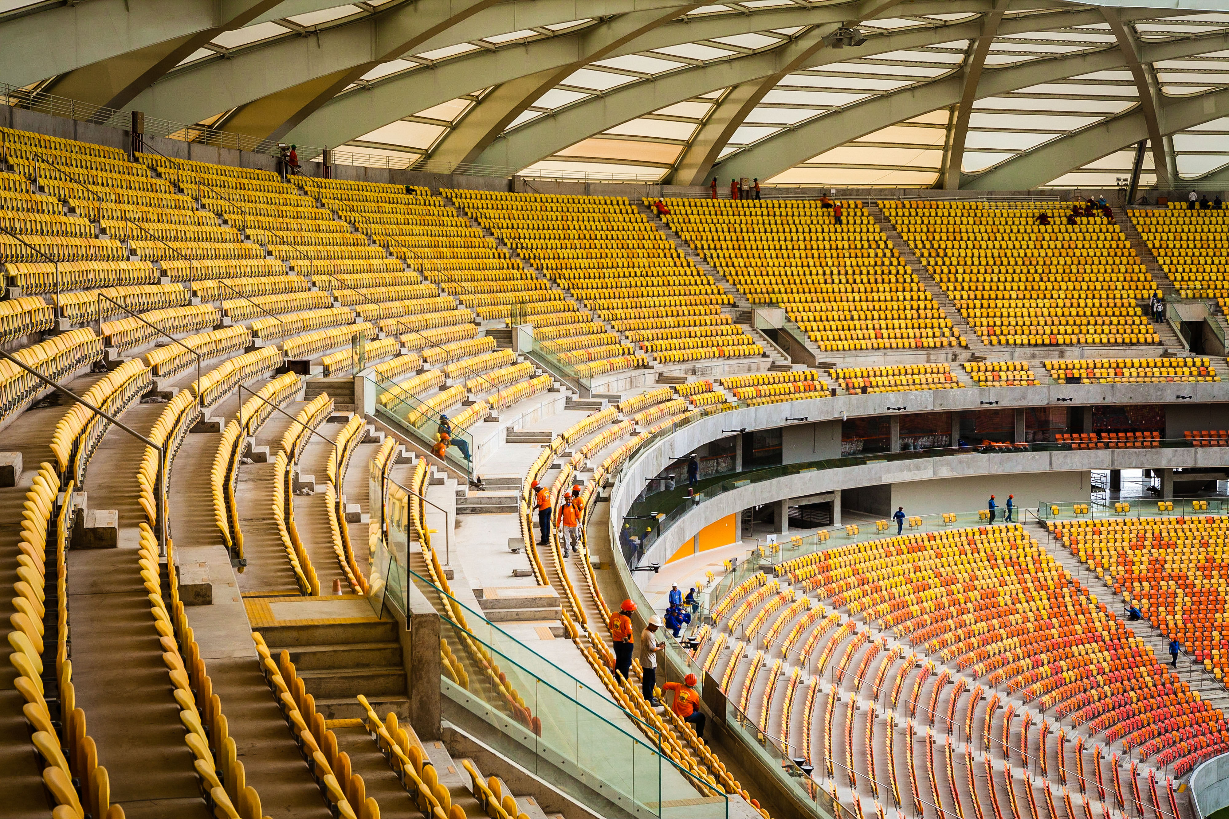 Com 97% de obras prontas, Arena Amazônia é inaugurada para jogo da Copa Verde