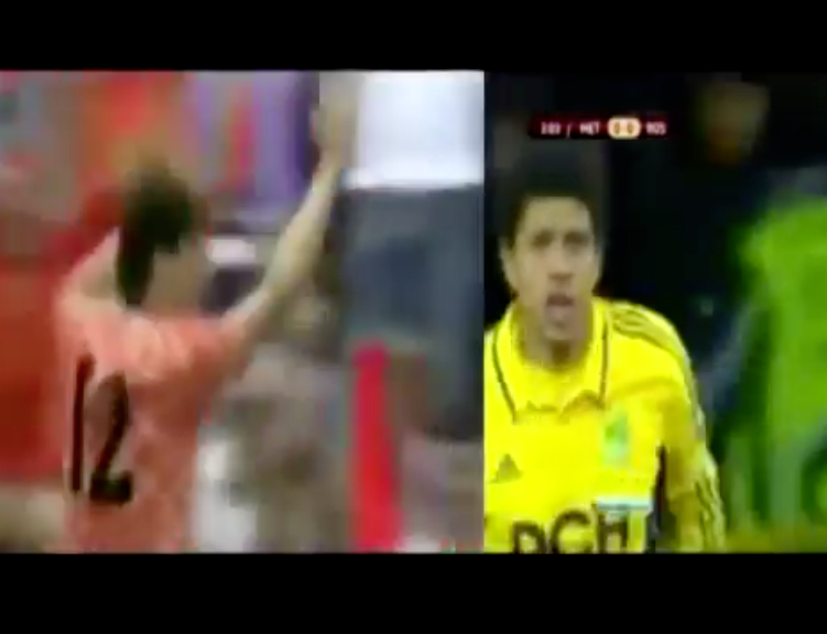Chutaço de Taison também já foi comparado ao gol de Van Basten