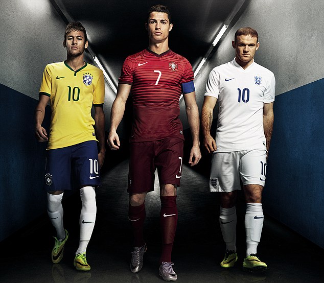 Neymar se une a CR7 e Rooney em comercial sobre a Copa; assista