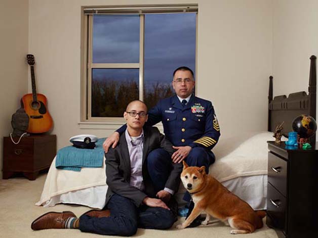 Soldados americanos homossexuais são fotografados para o projeto Gay Warriors