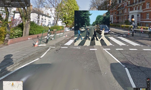  Abbey Road, do Beatles — Tirada na rua em que deu nome ao álbum, onde ficava o estúdio em que a banda gravou o seu último disco, em Londres.