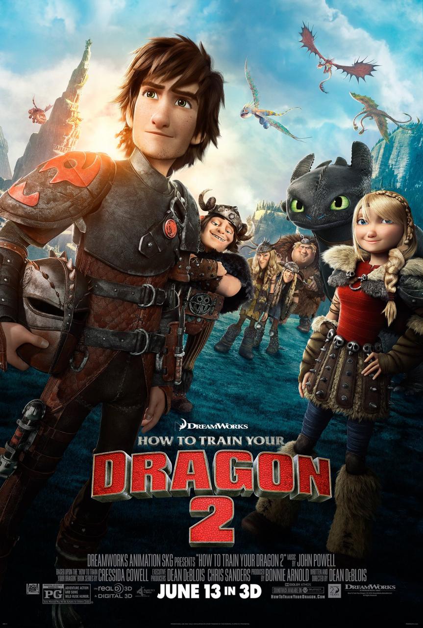 Trailer de ‘Como Treinar o Seu Dragão 2’ mostra criaturas gigantescas e combates épicos
