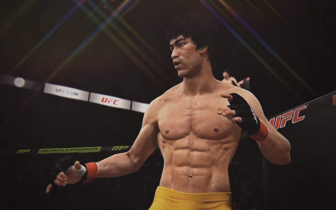 Bruce Lee ressurge para encarar as lendas do octógono em novo jogo de UFC