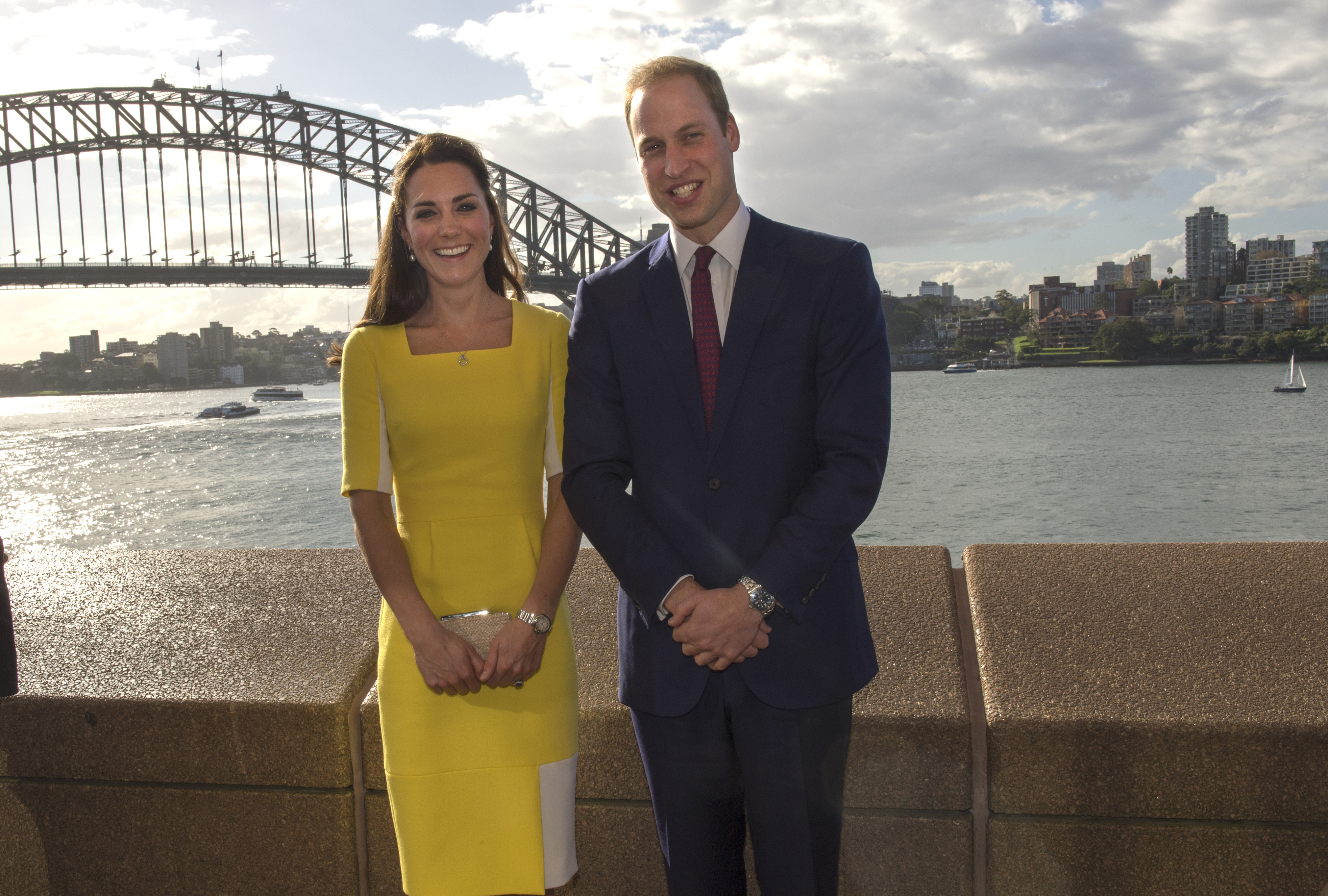 "William disse que pareço uma banana!", diz Kate Middleton sobre vestido