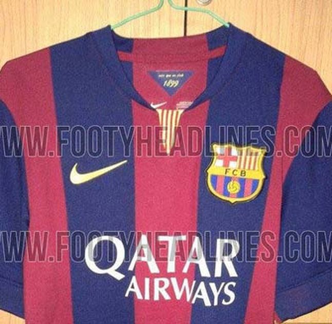 Site publica imagem da possível nova camisa do Barcelona
