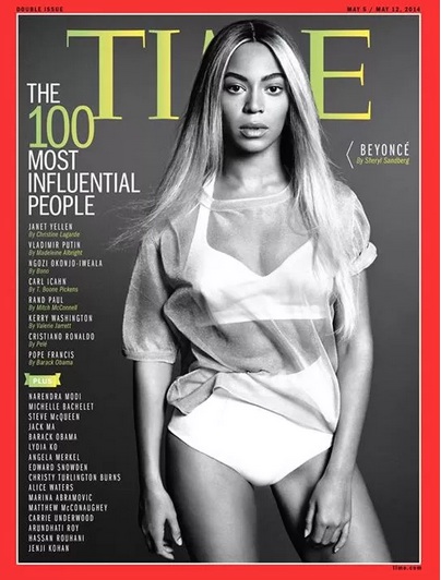 Beyoncé é uma das pessoas mais influentes do mundo, segundo revista