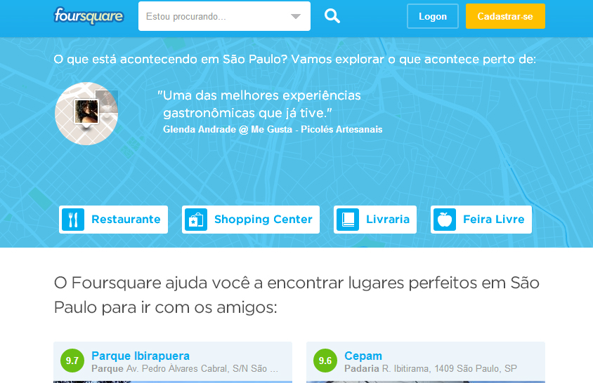 Foursquare e Snapchat anunciam mudanças nos aplicativos