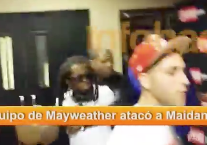 Lil Wayne vai pra cima da equipe de Marcos Maidana após luta com Mayweather