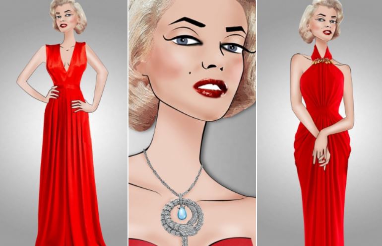 Estilistas criam vestidos especiais inspirados em Marilyn Monroe para baile AmfaR