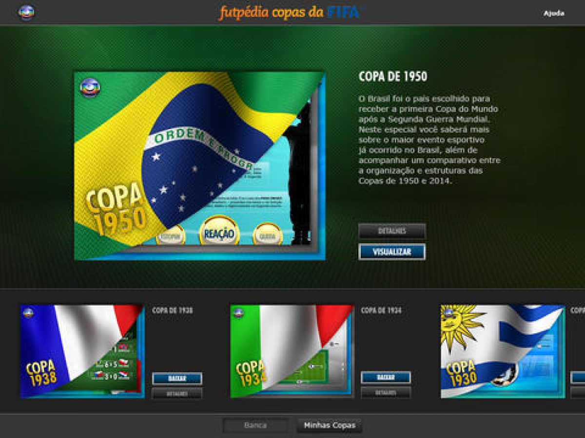 Tabela da Copa do Mundo 2010, Software