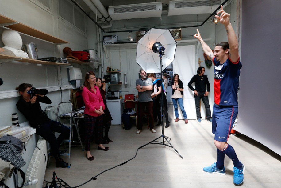 Cheio de moral, Ibrahimovic terá estátua de cera em famoso museu francês