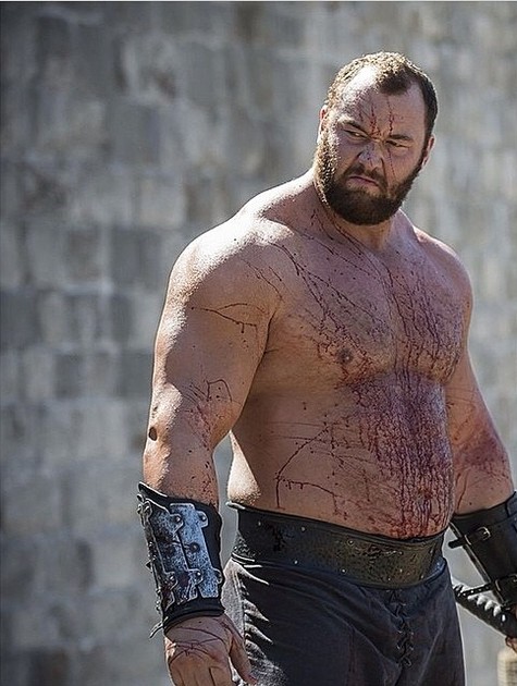 Ator que vive Montanha, de 'Game of Thrones', é o segundo homem mais forte do mundo