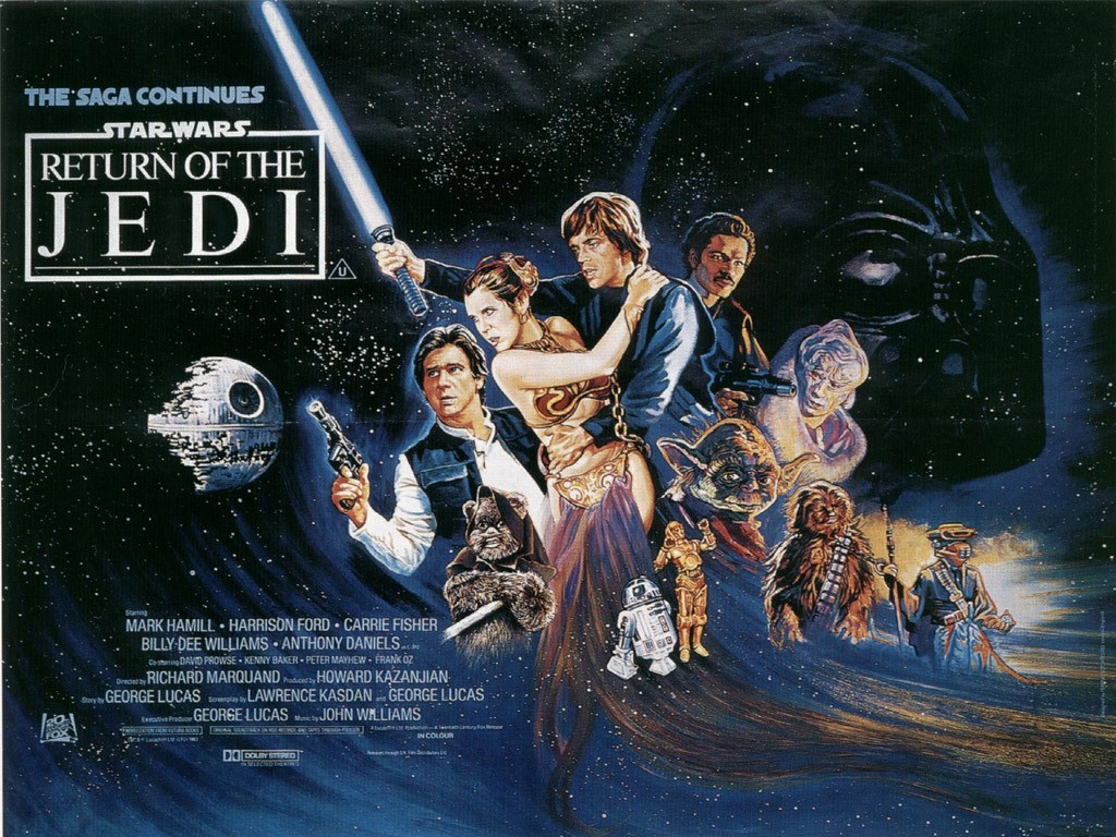 Em 1983, O Retorno de Jedi encerrava a trilogia original. Um belo filme, principalmente em sua primeira metade