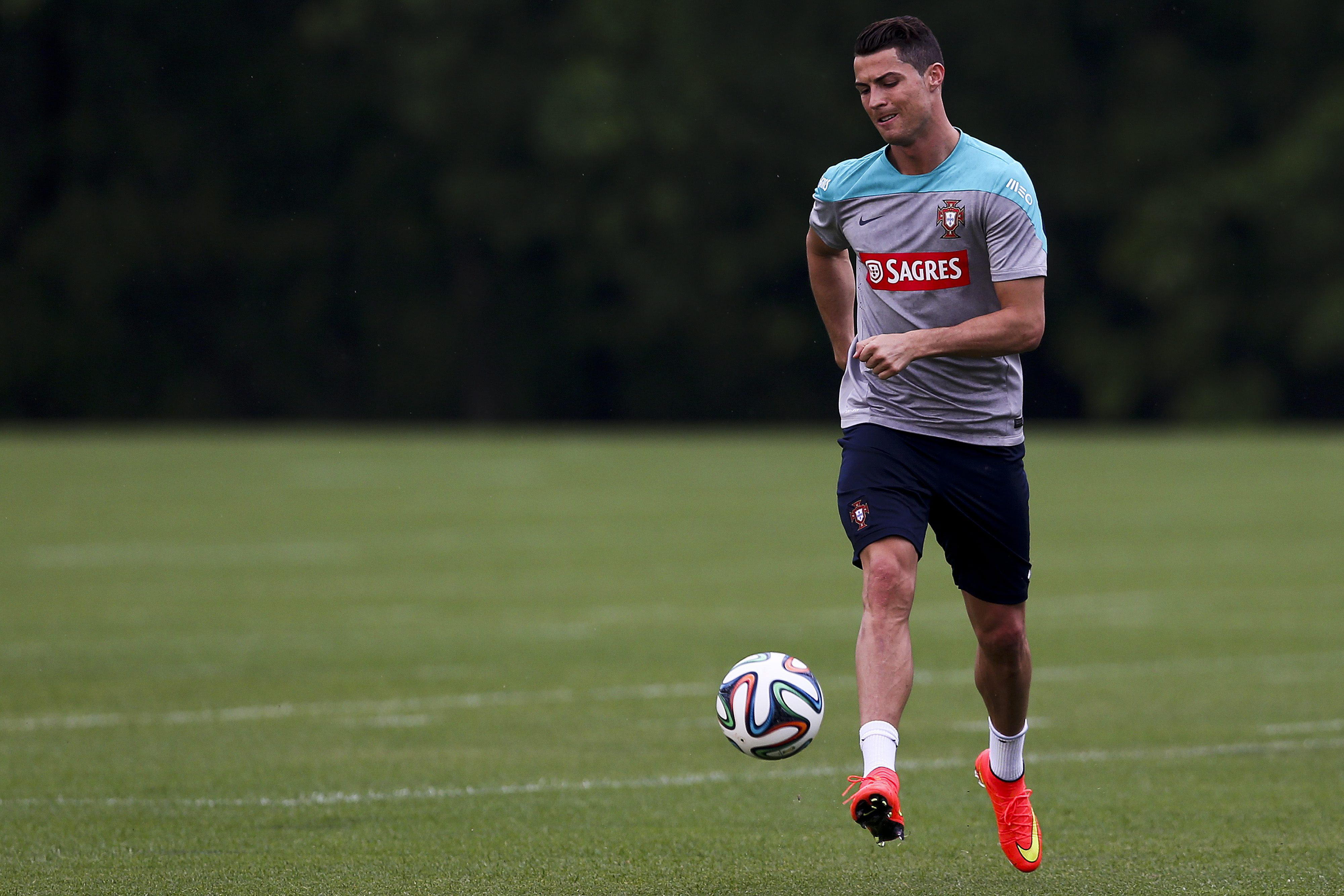 Cara de quem não está muito animado com o treino