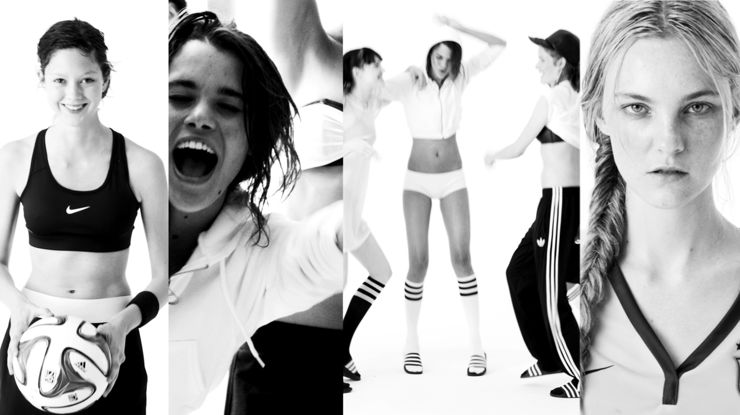 Revista reúne time de top models em vídeo para comemorar a Copa