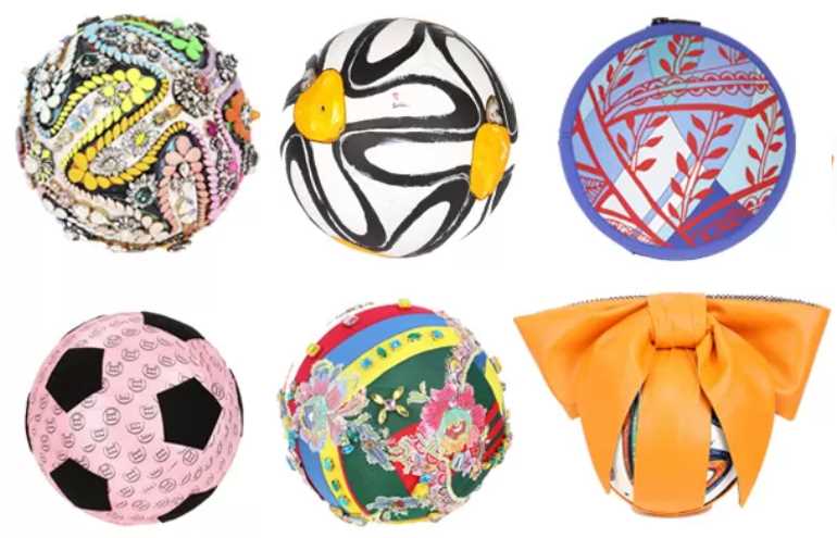 Brazuca, a bola da Copa, é customizada por estilistas