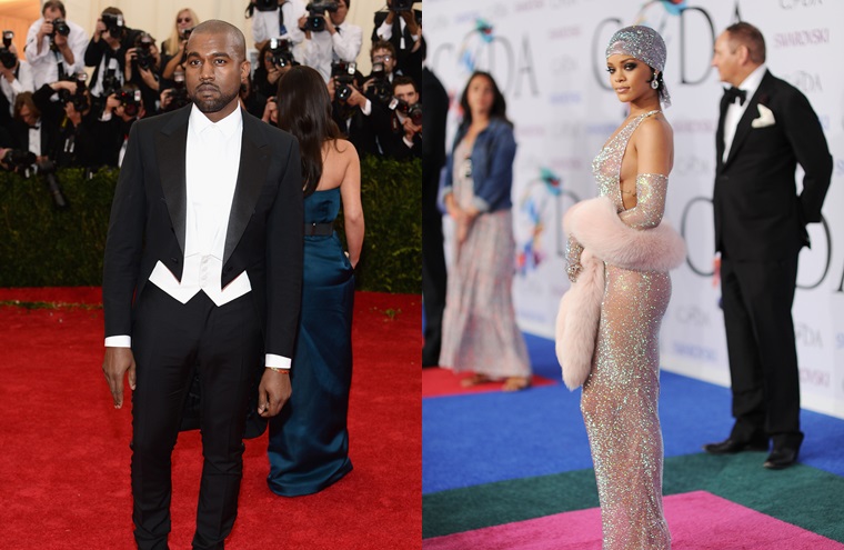 Kanye West e Rihanna juntos em estúdio; vem parceria?